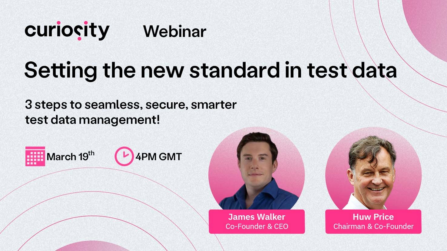 Setting the new standard in test data - Curiosity Software Webinar - Resource Image